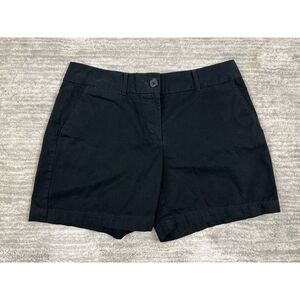 Ann Taylor Loft Shorts Womens 6 Black Chino Casual Hiking Mountain Trail‎